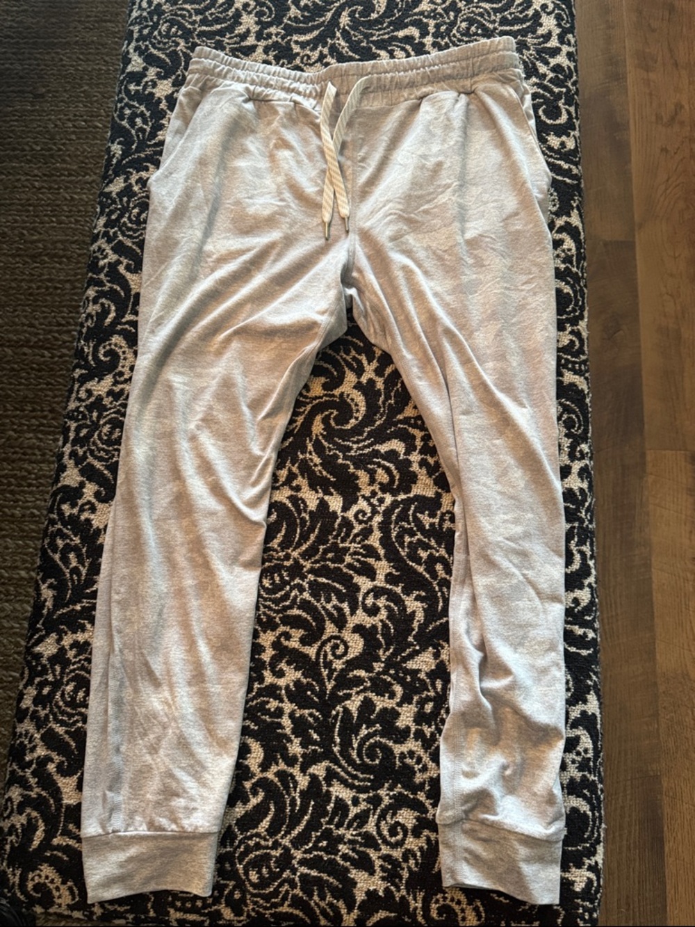 Vuori Light Gray Drawstring Jogger Pants